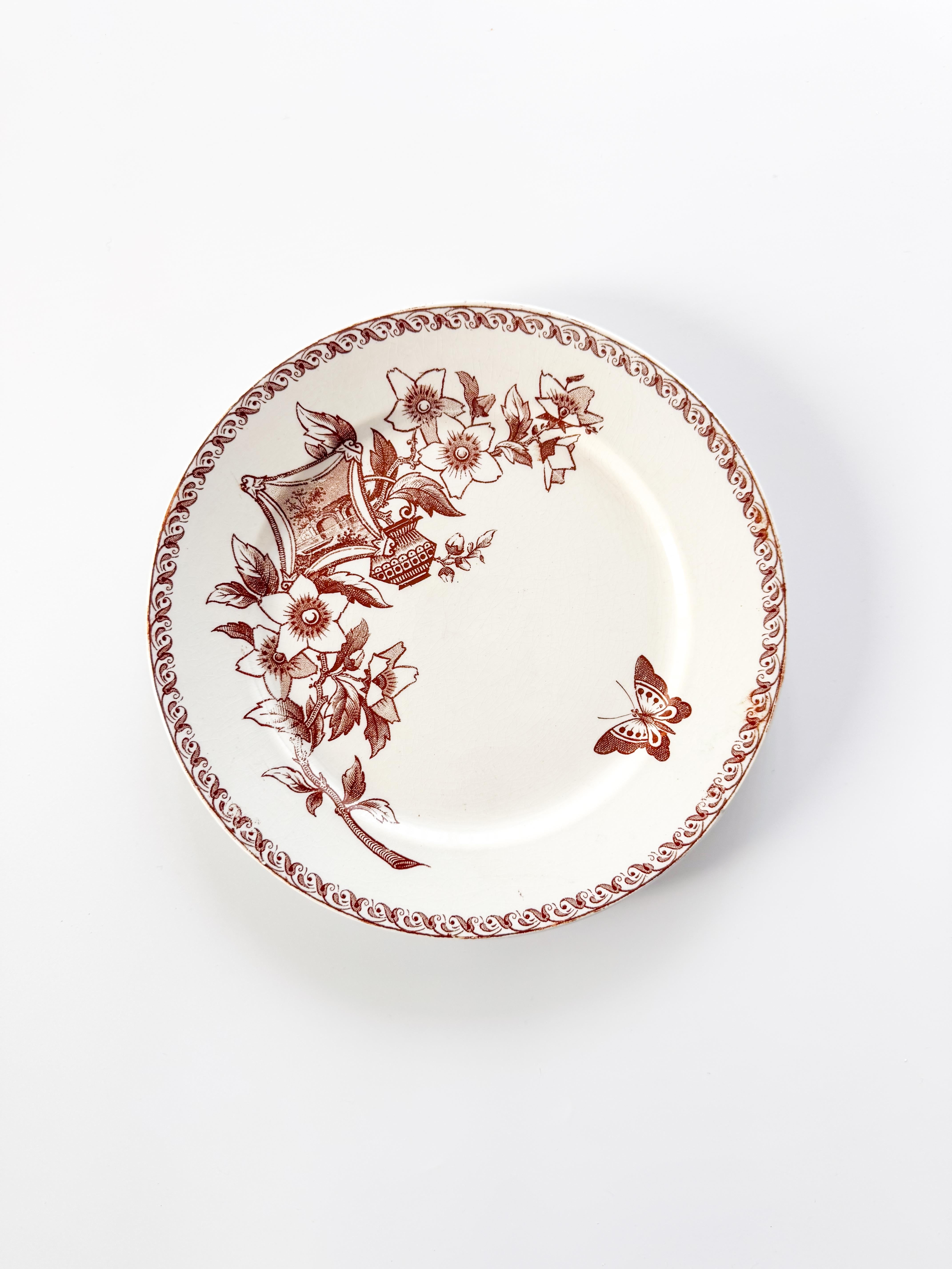 【美品】サルグミンヌ オクトゴナル Sarreguemines / サルグミンヌ オクトゴナル [1129] | drama antique