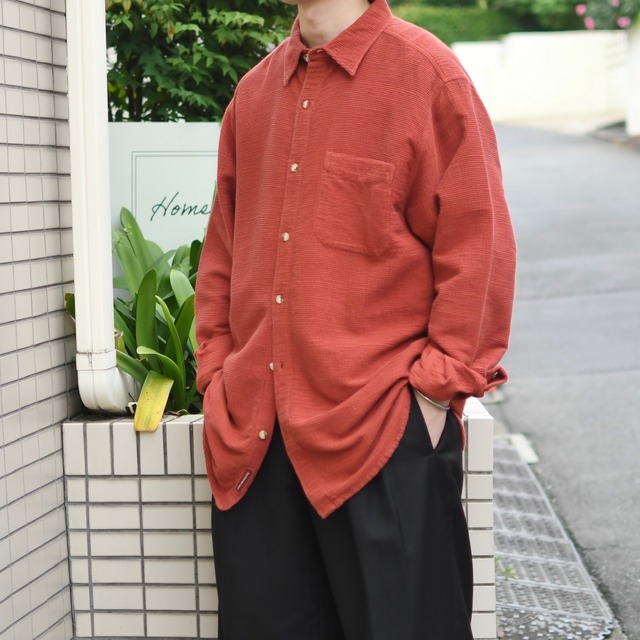 The Territory Ahead crepe fabric design shirt