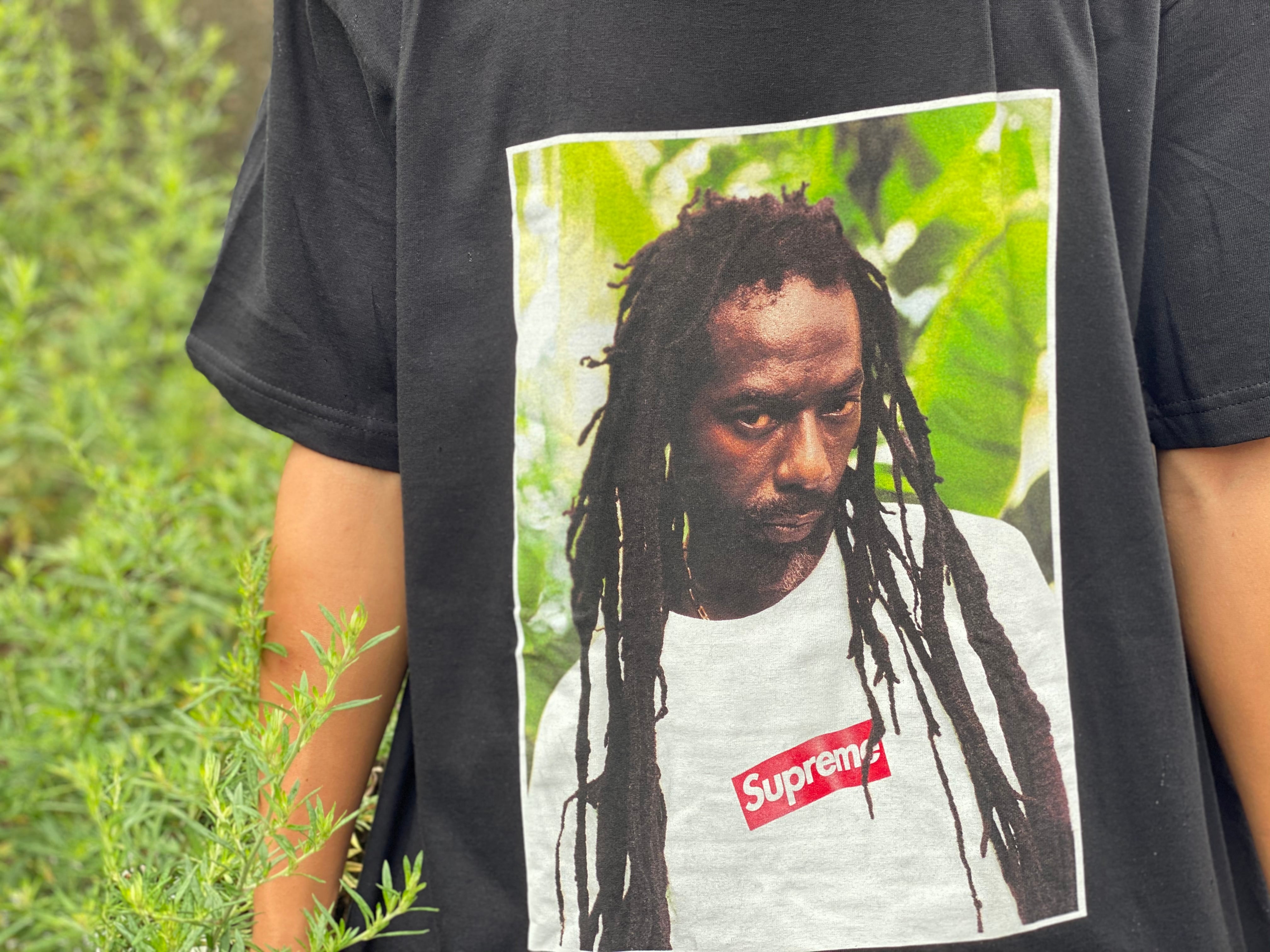 Supreme Buju Banton Tee Black