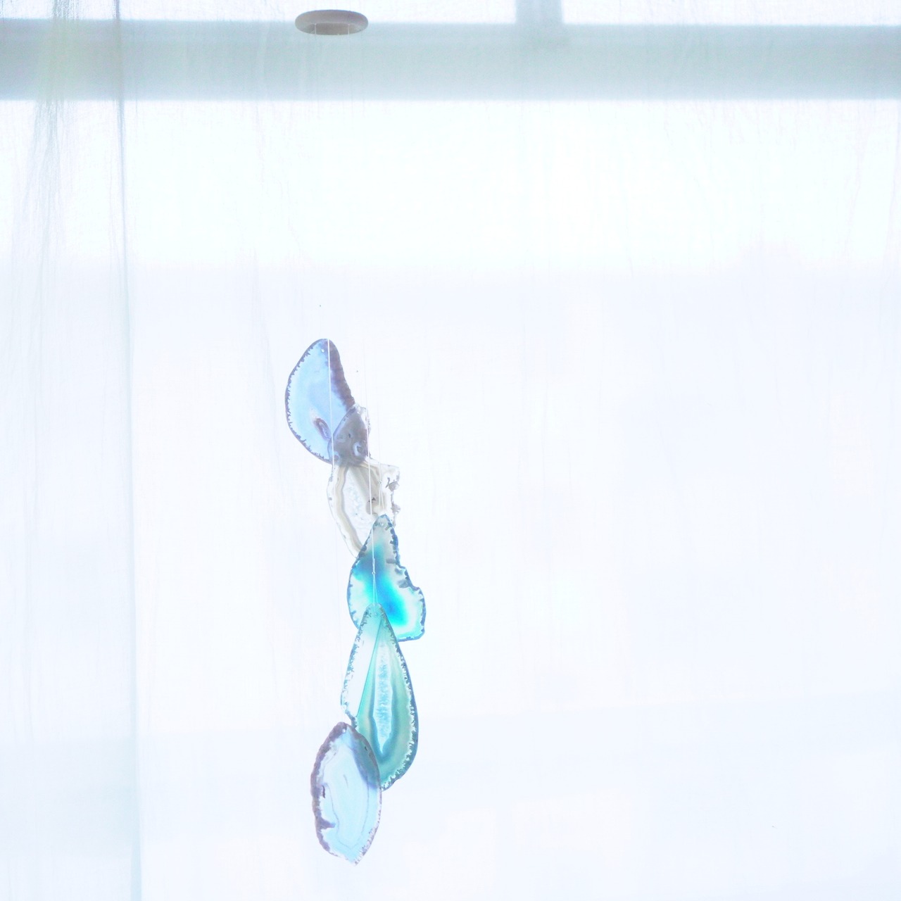 Ice Water 13 - アゲートヒーリングチャイム / Agate Sun Catcher Wind Chime 603