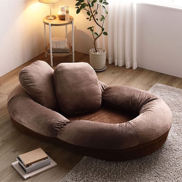 ソファベッド 折りたたみ 3WAY ふわふわ生地 カウチ リクライニング ソファベッド 折りたたみ 3WAY ふわふわ生地 カウチソファー 一人掛け