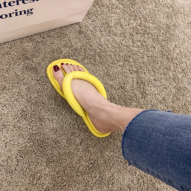 サマーレッドサンダルミュール 靴 シューズ 夏物 ビーチ フェイクシューズ57056321632