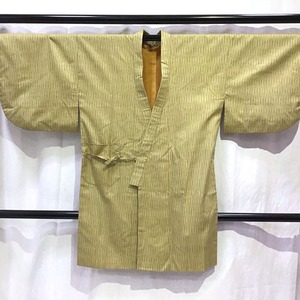 着物・道中着・道行コート・黄系地・No.200701-1560・梱包サイズ60