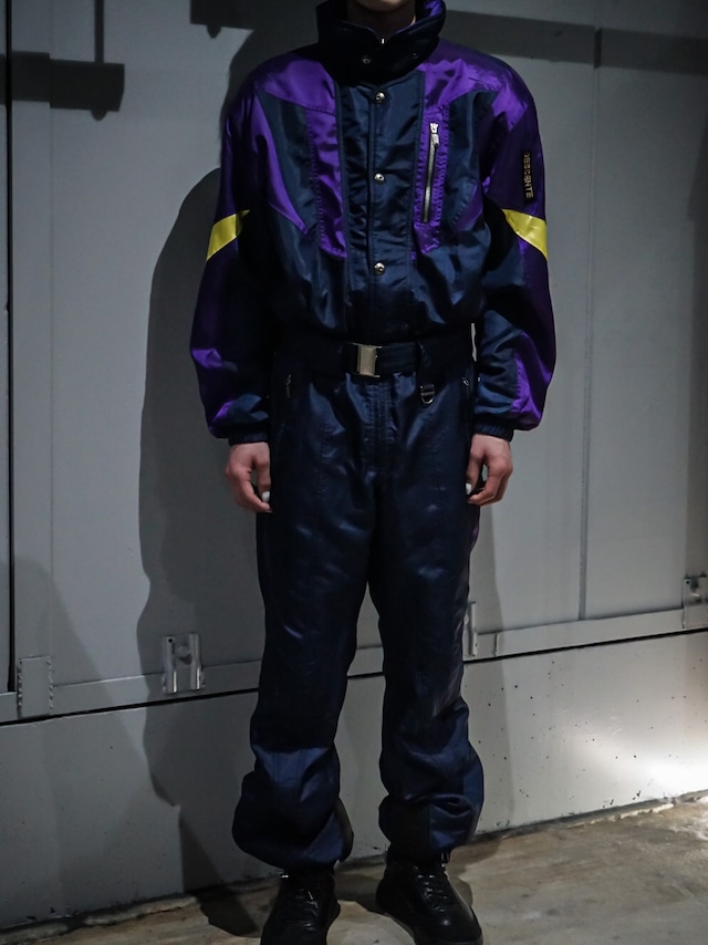 【add (C) vintage】"DESCENTE" Technical Gimmick Jumpsuits