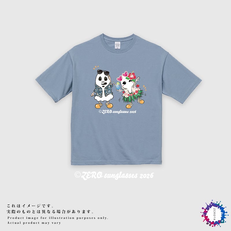 【2026夏季限定】「ゼロ・サングラス」なかよしビッグシルエットTシャツ(ネイビー)※発送時期:4月末頃~