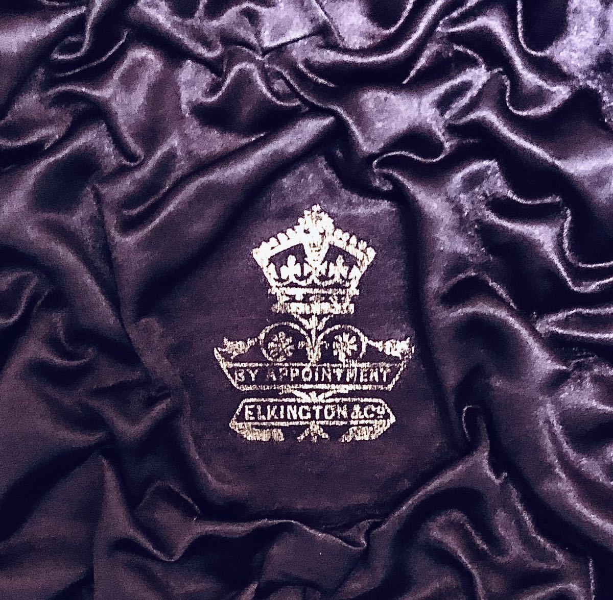 英国アンティーク シルバー ティースプーン&シュガートング 5本箱 純銀