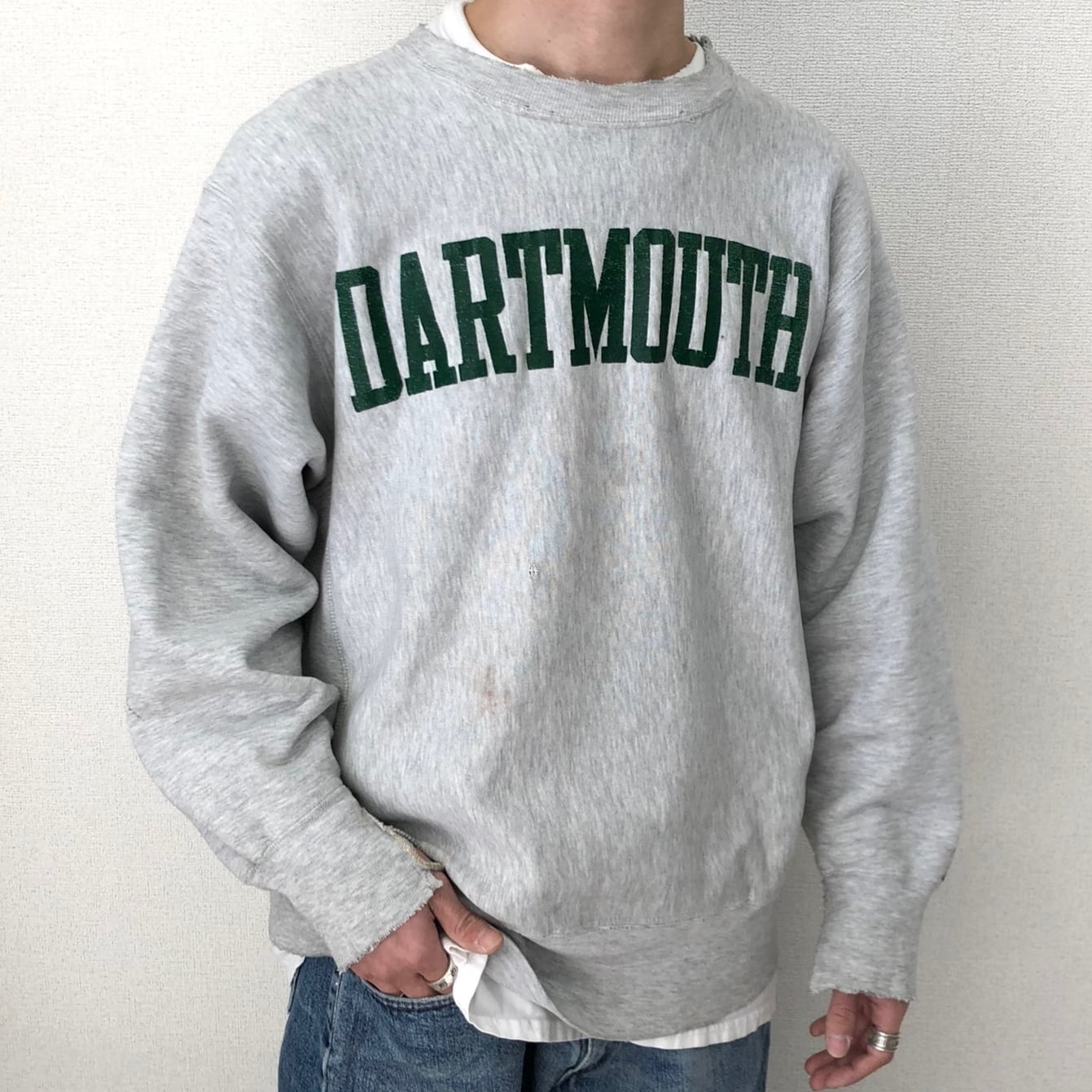 80s Champion DART MOUTH リバースウィーブ L