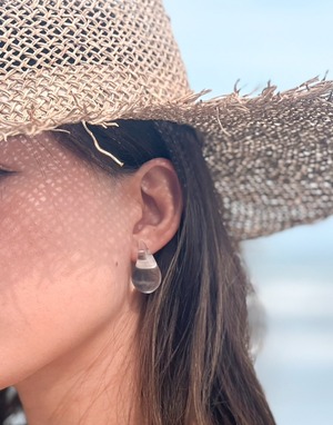 Clear drop pierce[CLR]クリアドロップピアス