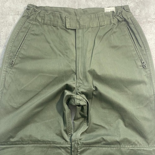 80-90s フランス軍 実物 ヘリンボーン アビエイターカーゴパンツ 92M w29 詳細写真3