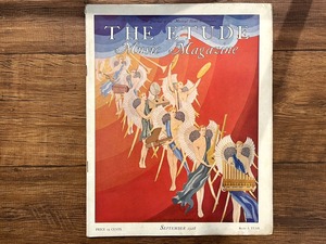 【DM004】THE ETUDE Music Magazine SEPTEMBER 1928/ display book
