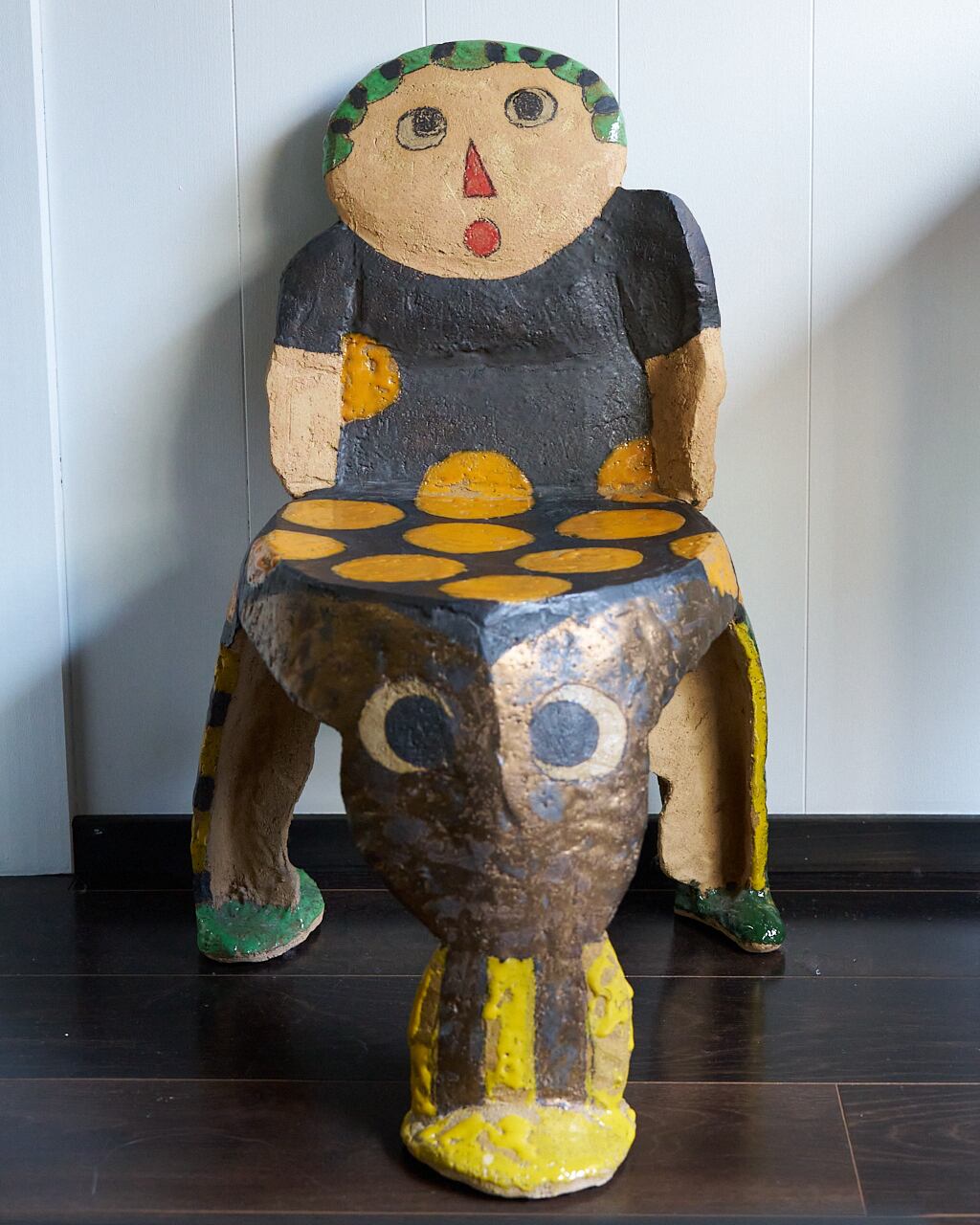 吉川千香子作 陶製椅子 | HodgePodge