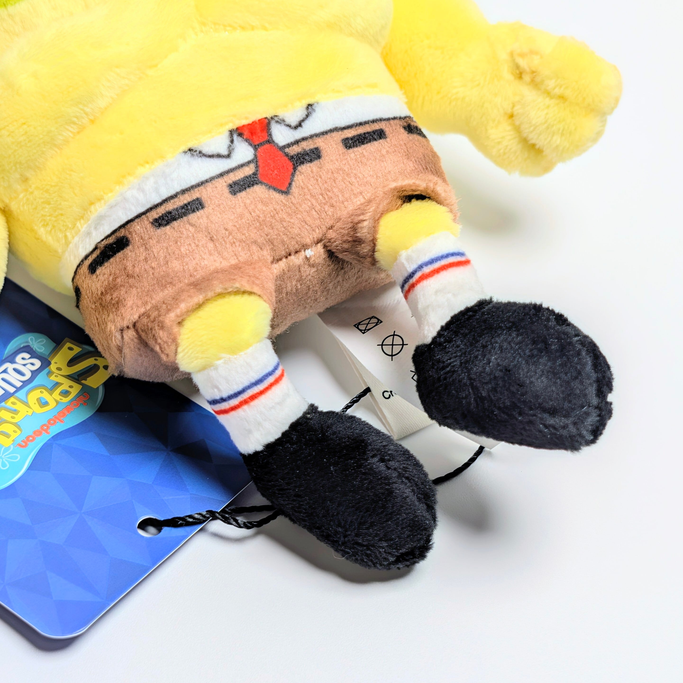【 SpongeBob SquarePants ( スポンジボブ ) 】スポンジボブ ムキムキマッチョver. / ぬいぐるみキーホルダー / プラッシュキーホルダー / マスコット 〚アメリカン雑貨 アメトイ〛