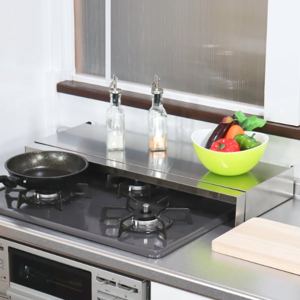 前後伸縮式ステンレスコンロカバー｜g-580 | Key Production｜キー