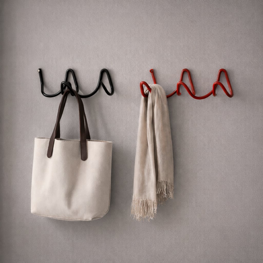 ウェーブデザイン 壁付けフック