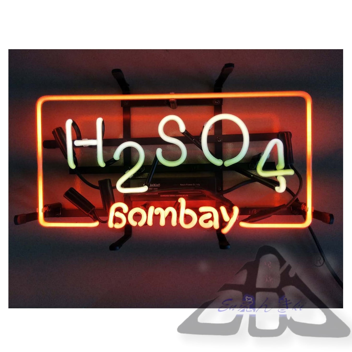 中川様NHRA Budweiser ネオン看板 ネオンサイン ガレージ Budweiser バドワイザー ネオン オーダーメイド ネオンサイン ネオン