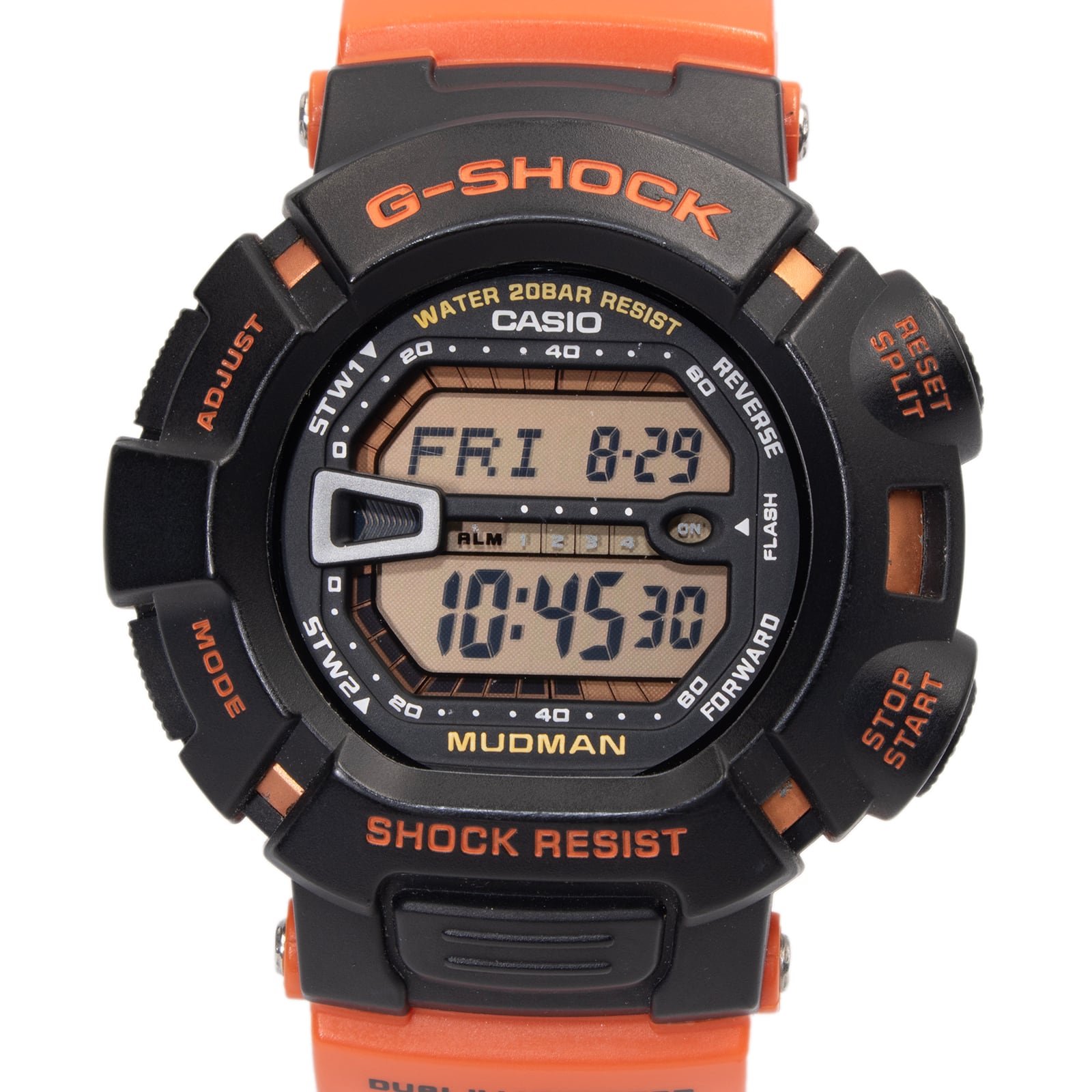 【希少】G-SHOCK MUDMAN G-9000R レスキュー オレンジ×黒 送料無料 カシオ 腕時計 メンズ G-SHOCK Gショック マッドマン メン