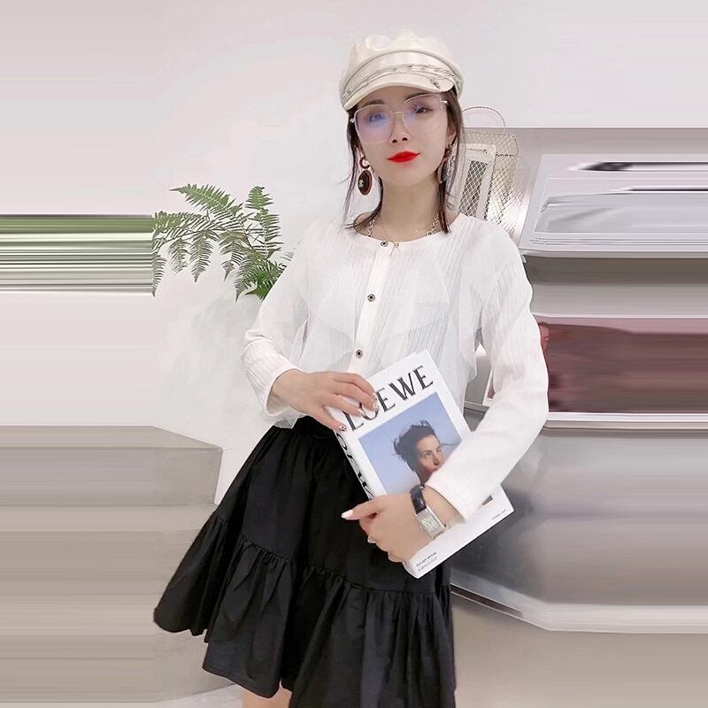 着心地が良く、用途が広く、伸縮性があり、薄手で丸首、長袖のTシャツ ミックスインファッション93941432099