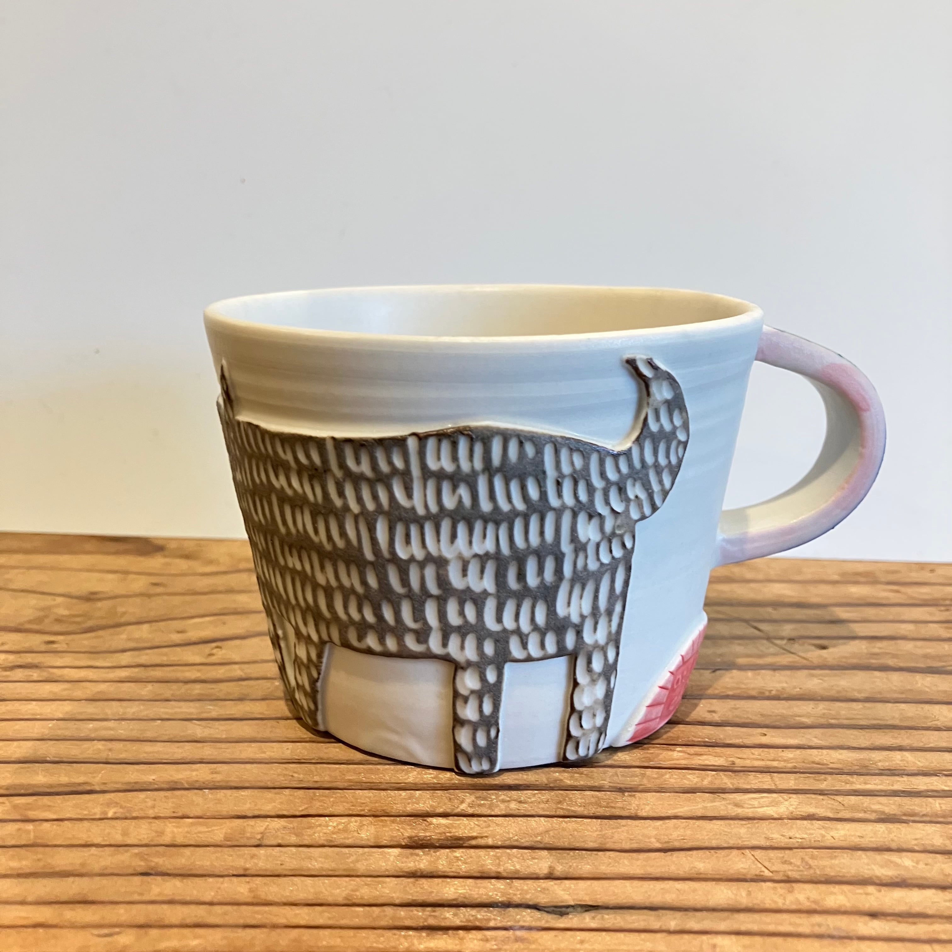 バウ犬 マグカップ (HELLO) atelier chie 砥部焼