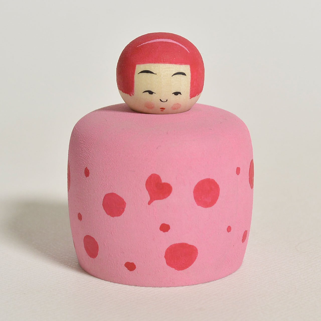 ドットちゃんえじここけし 約1.5寸 約4.5cm 鈴木明 工人（作並系