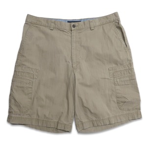 古着 TOMMY トミーヒルフィガー カーゴショートパンツ ハーフパンツ ベージュ 表記：36　gd409713n w60611