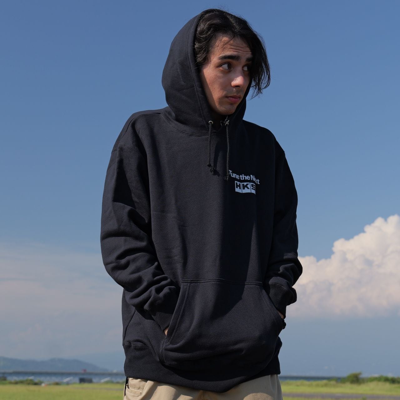 HKS HOODIE SUPER DRAGER BLACK No.761-765 | HKS GATE ONLINE STORE