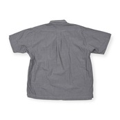 90s CHAPS RALPH LAUREN チャップス ラルフローレン チェック柄 プルオーバー 半袖シャツ サイズ L /メンズ/ビンテージ/グレー/日登美