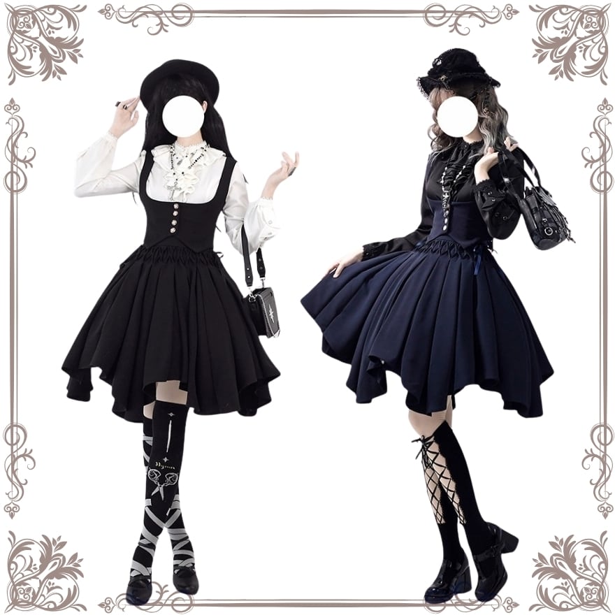 SEASONZ セミロリ ジャンパースカート クラシカル 控えめ