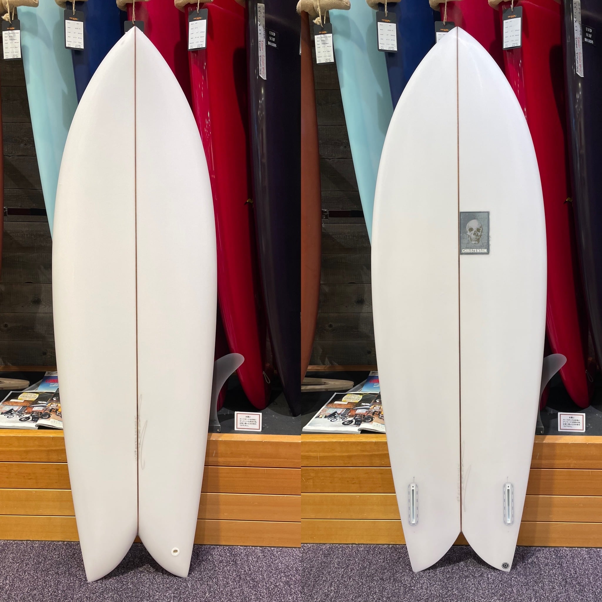 美品】クリステンソン フィッシュ Christenson Fish 5'8” - サーフィン