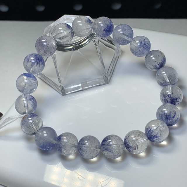 ブルーが美しい☆デュモルチェライトインクォーツ