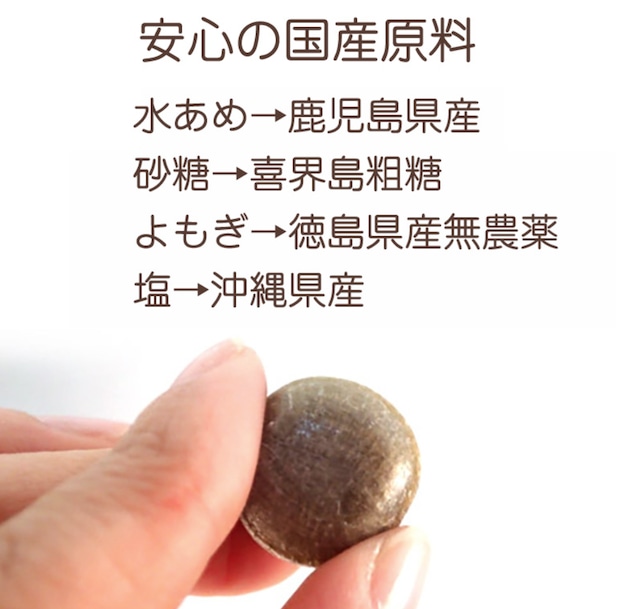 【毎月定期便】国産 よもぎ塩飴 よもぎの風味とまろやかな塩味・個包装
