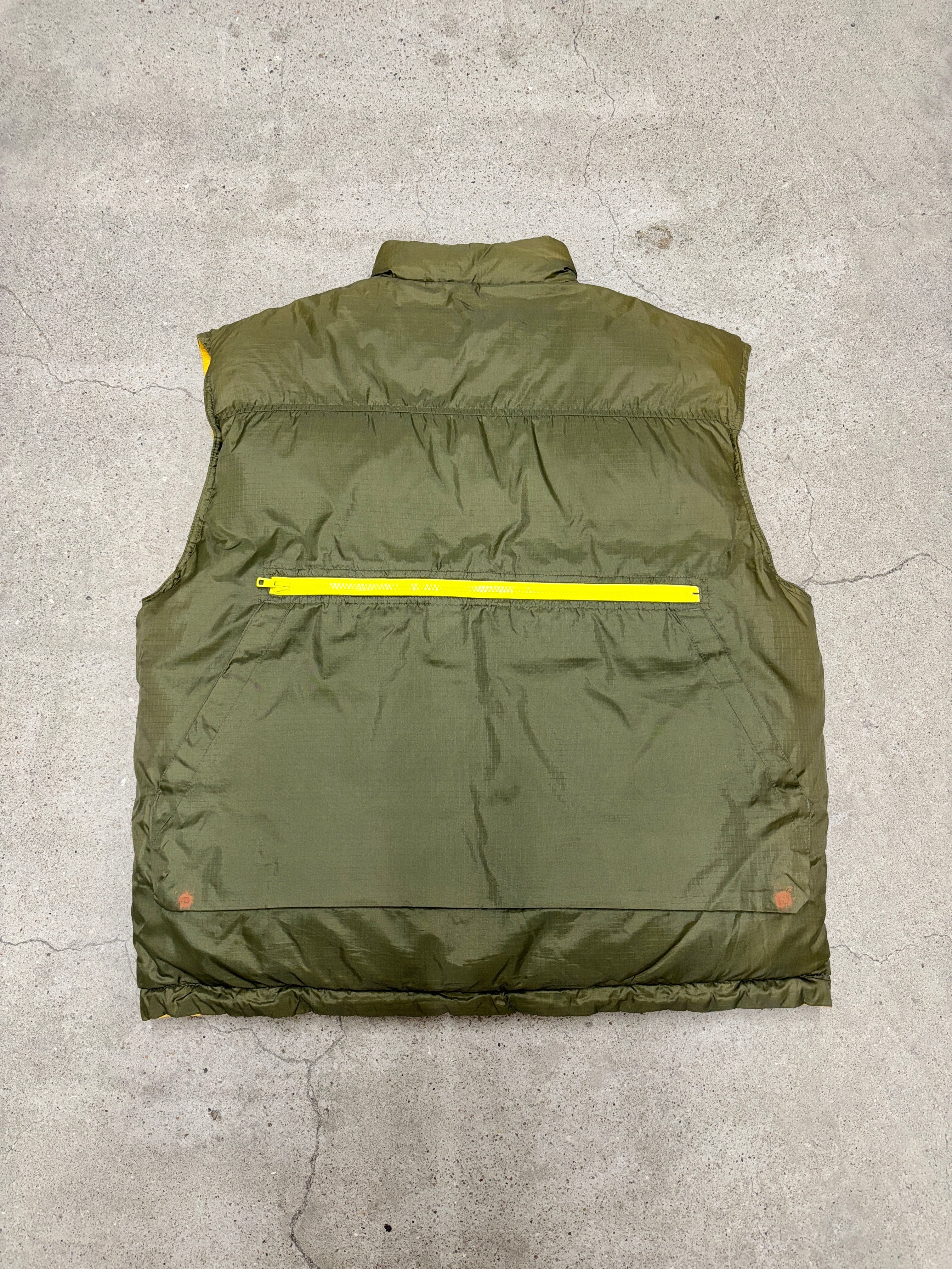 Old Stussy フィッシング ダウンベスト Old Stussy × WTAPS リバーシブル フィッシング ダウンベスト - メルカリ