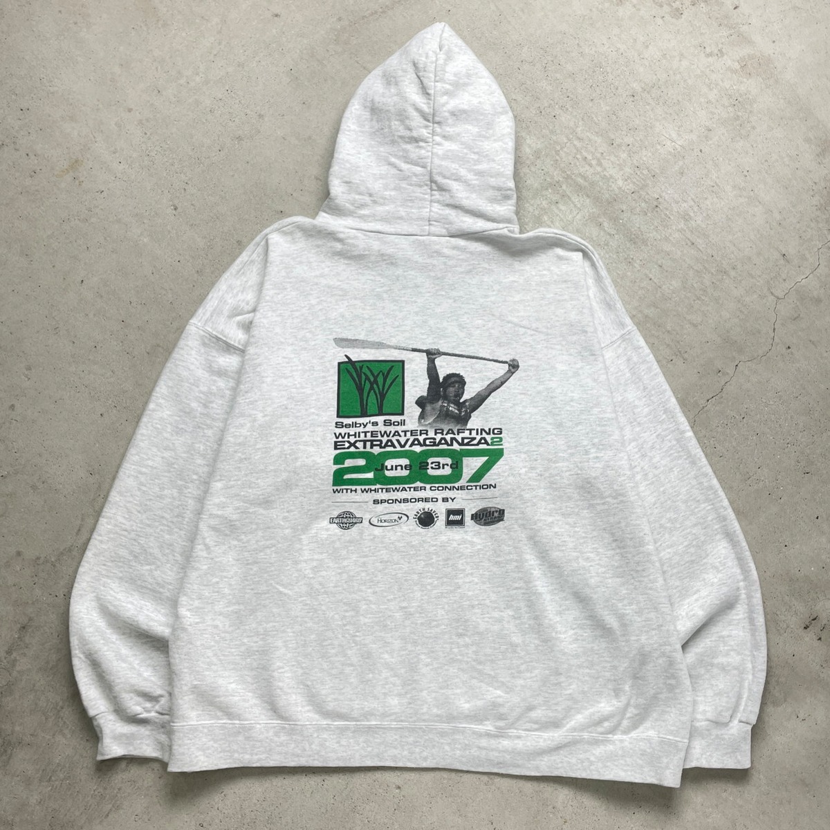 00年代 Hanes プリント スウェットパーカー 企業ロゴ スポーツ メンズ 