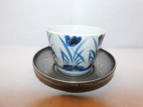 錫茶托(6客) tinJapanese tea six saucers (No27)