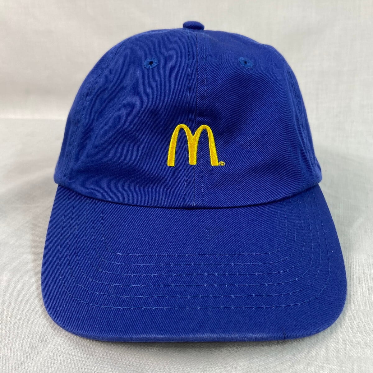 McDONALD'S マクドナルド ベースボールキャップ 企業ロゴ刺繍 メンズ