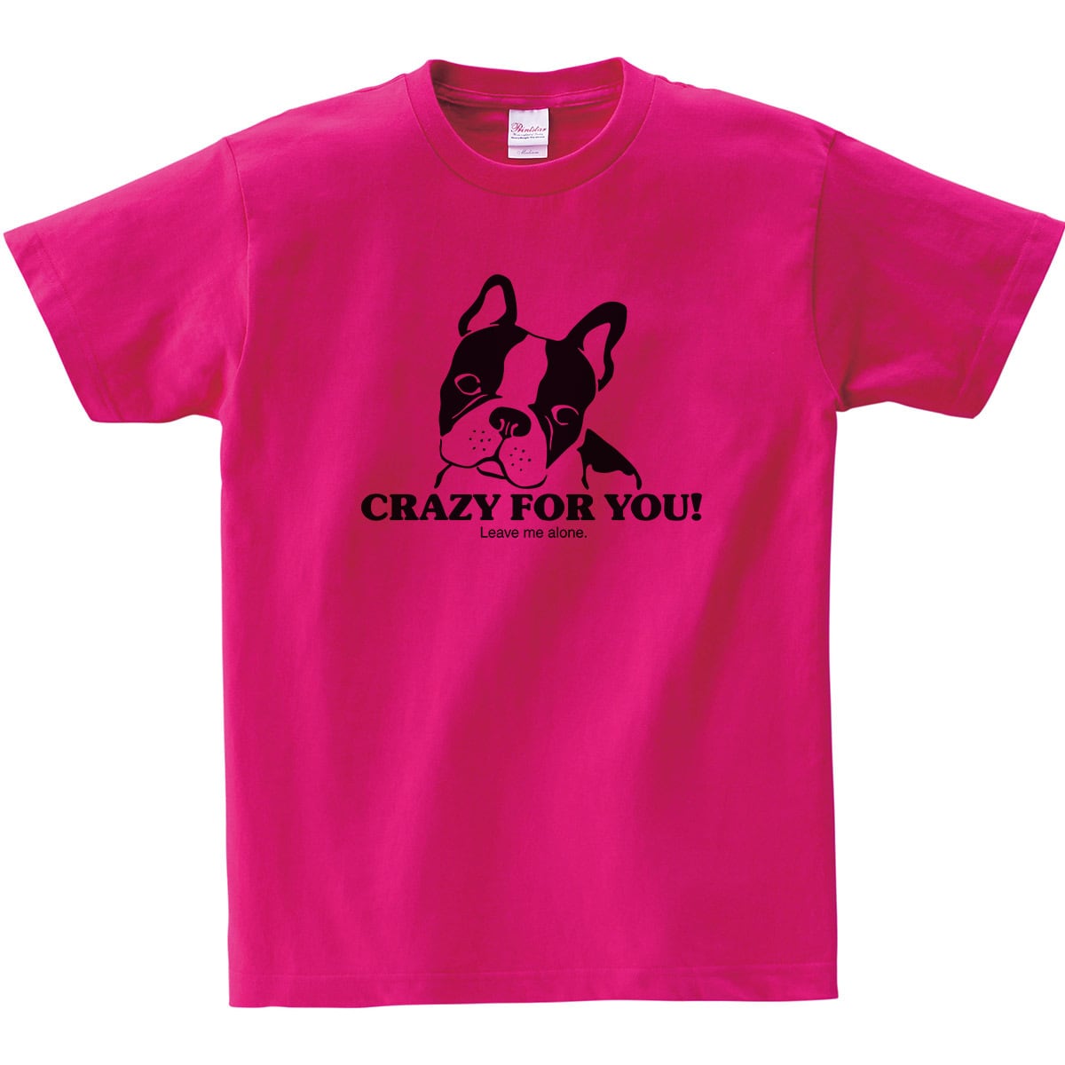 フレンチブルドッグ CRAZY FOR YOU! Tシャツ  dog02