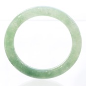 【内径 約54.2mm】ハイクラスバングル princess/clear A貨翡翠 jd_bg1296