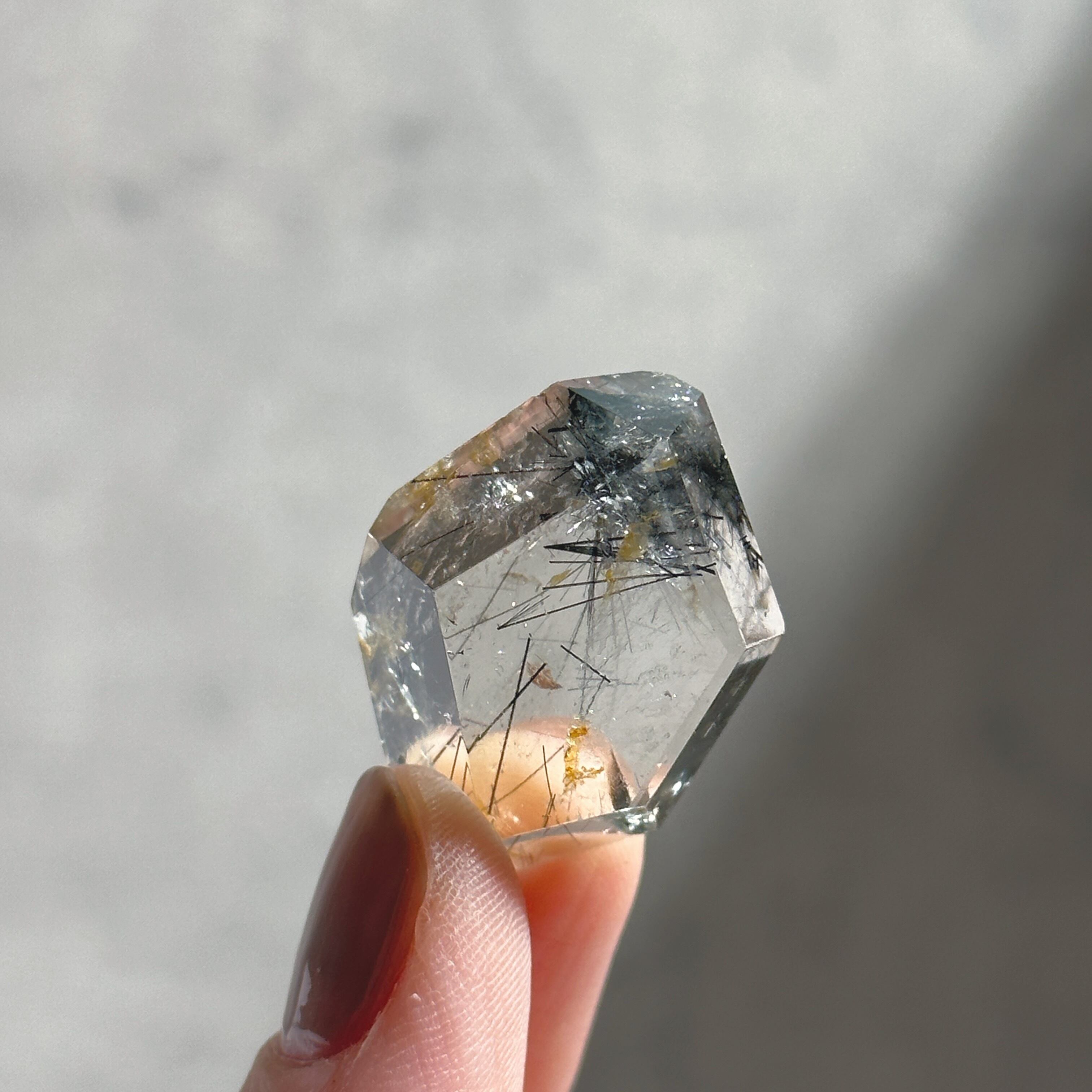 ブラックルチルインクォーツ フリーフォーム01◇Black Rutile in