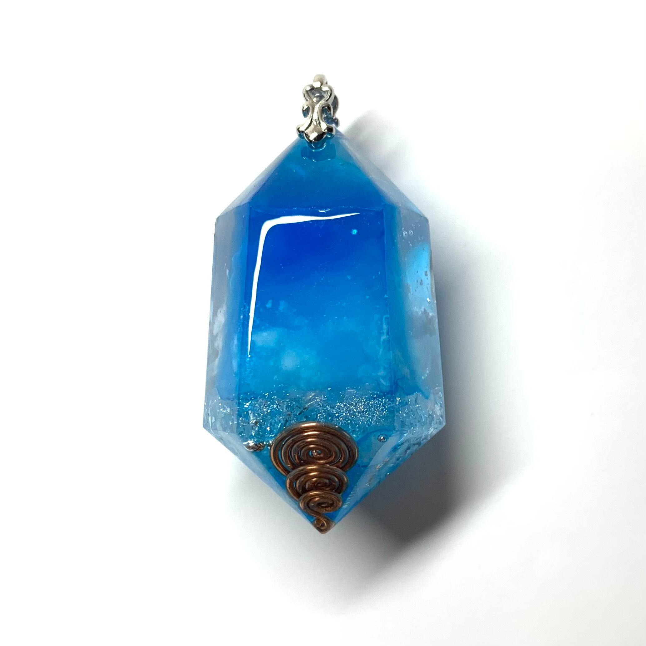 青空の結晶／オルゴナイト ペンダント | Spiritualeason：スピリズ