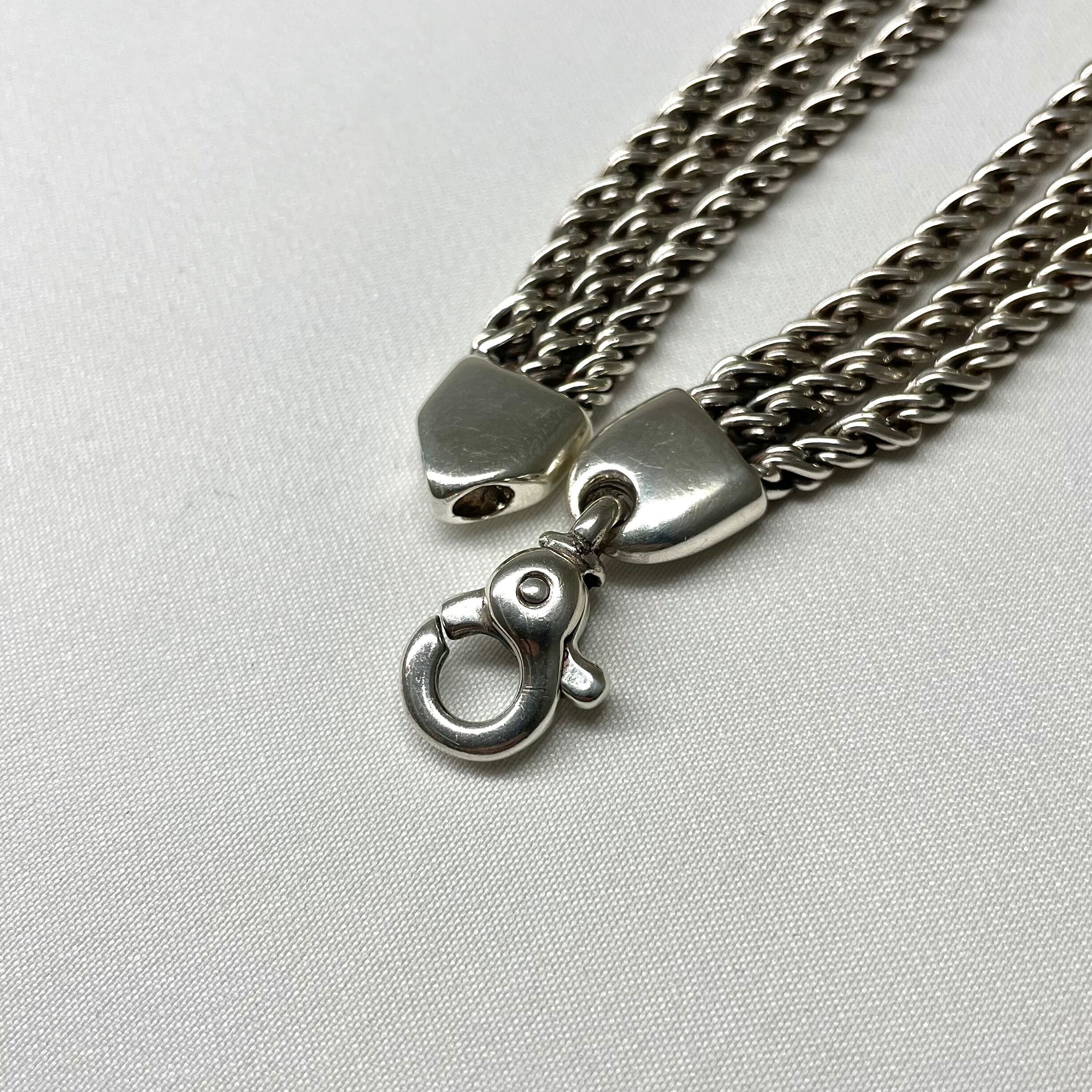 Tiffany&Co. ティファニー トリプルロープ ネックレス シルバー925 | 2122