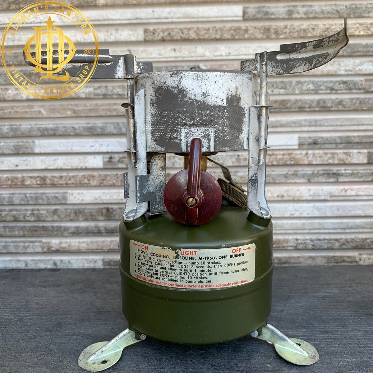 未使用品】初期モデル M-1950 ガソリン ストーブ ROGERS AKRON 1952年