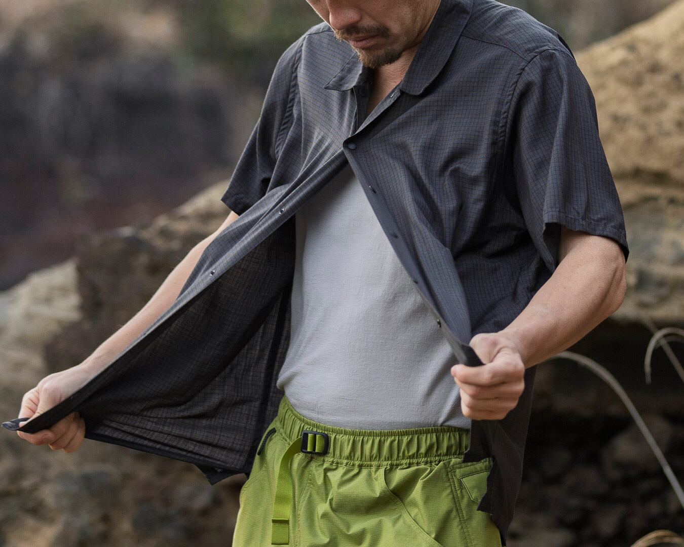山と道 / MERINO SHORT SLEEVE SHIRTS（MEN） | st. valley house