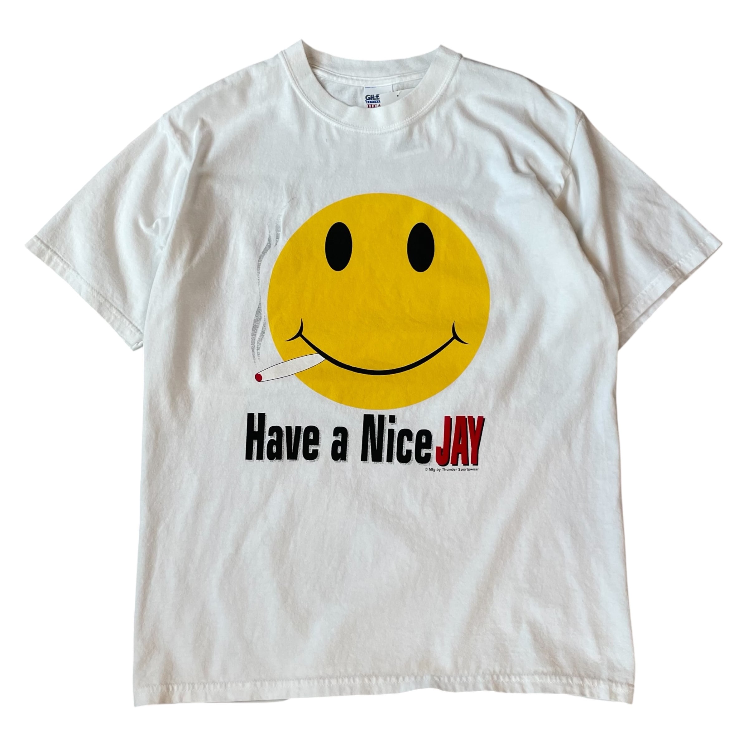 00s Thunder Sportswear "Have a Nice JAY" Print T-shirt