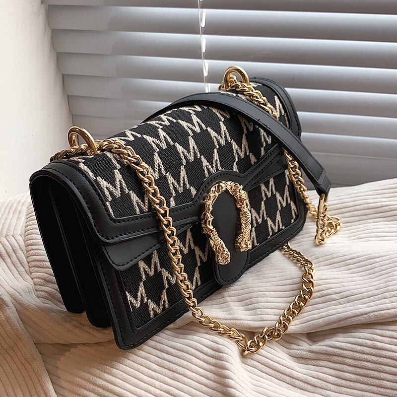 オータムウィンターチェーン 秋物 冬物 スクウェア メッセンジャーバッグ Tiancai_Wing_Bag46875730555