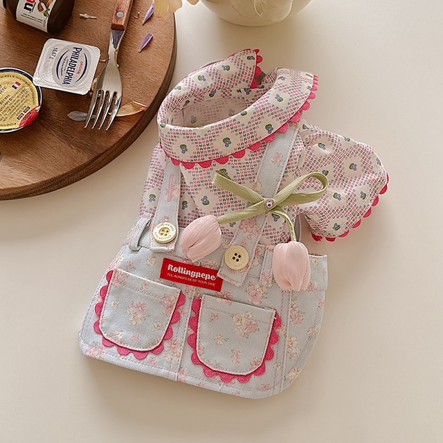 〈即納アイテム〉Rolling PEPE パステルポップコーン ブラウス（ピンク）