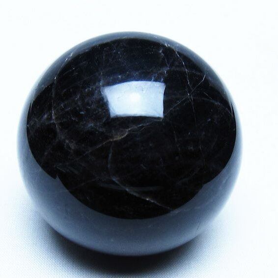 モリオン 黒水晶 丸玉 61mm スフィア 一点物 151-9255