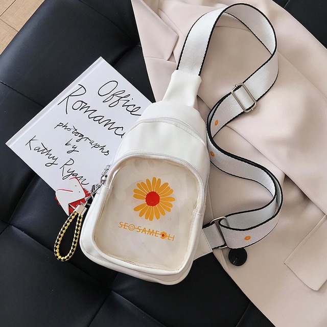 ネットレッドフェアリースモールバッグ2020新しいトレンディな野生の透明なクロスボディバッグ夏のファッション胸バッグウエストバッグ Tiancai_Wing_Bag9807893