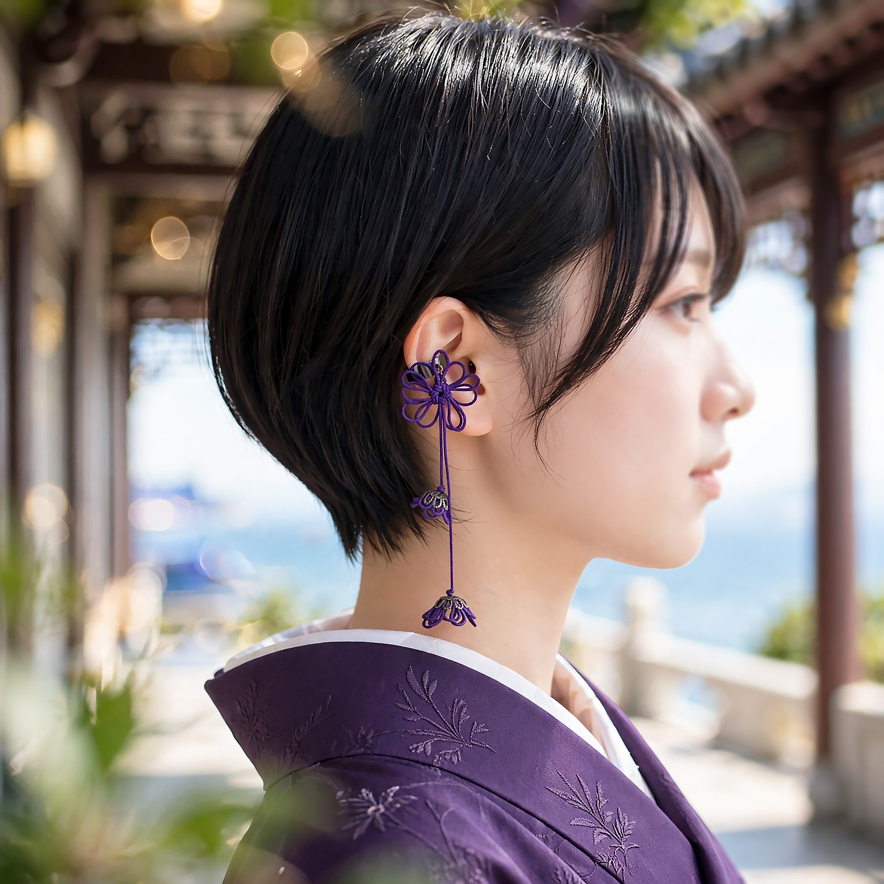 かたっぽイヤーカフ「時の色いろ・香」