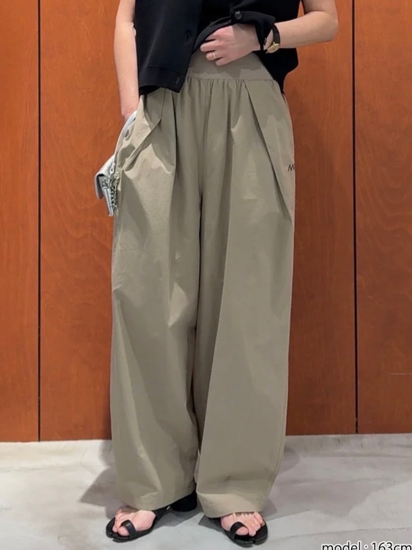 送料無料】YENN(イエン) WAIST RIB CURVE PT ブラッベージュ 手洗い
