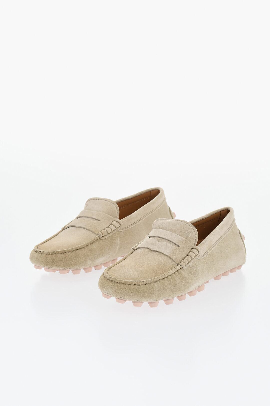 TOD'S トッズ ローファー カーフレザー・スエード・ラバー