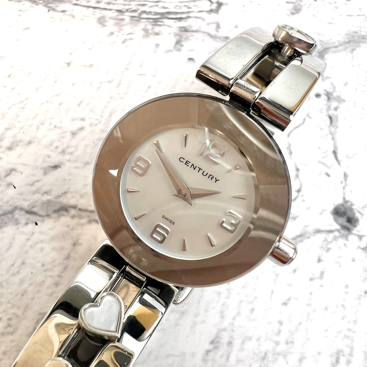 CENTURY センチュリータイムジェム 24mm  時計 シルバー A-9223